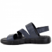 Sandales  Pour Homme Confortable 100% cuir Bleu LO-038B